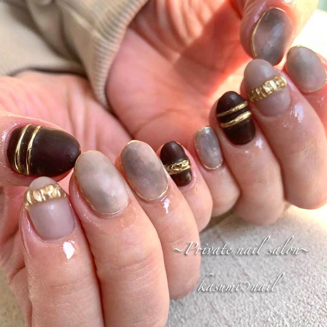 ネイル ニュアンスネイル 春ネイル KASUMI♡ Nailのネイルデザイン