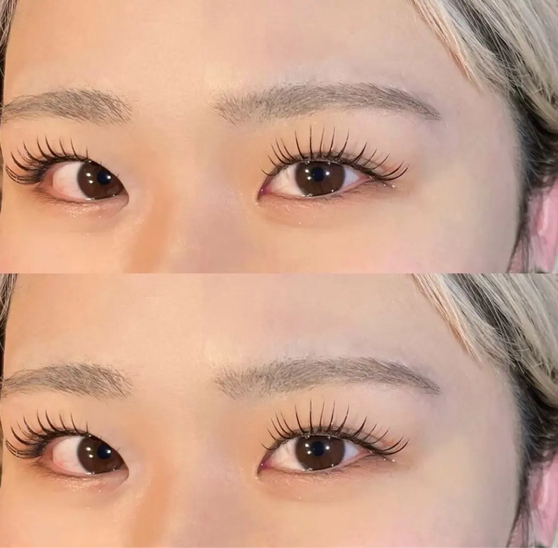マツエク・マツパ 一重×まつ毛パーマ Mona growのマツエク・マツパデザイン