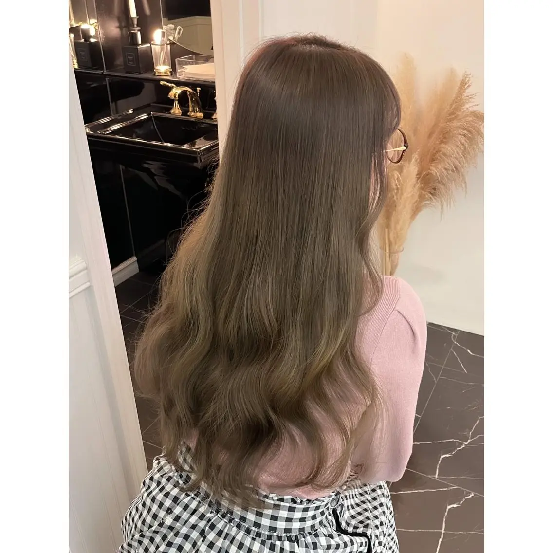 ロング カラー ブリーチ ヘアカラー miyu /トレンド カラー×艶髪のヘアスタイル