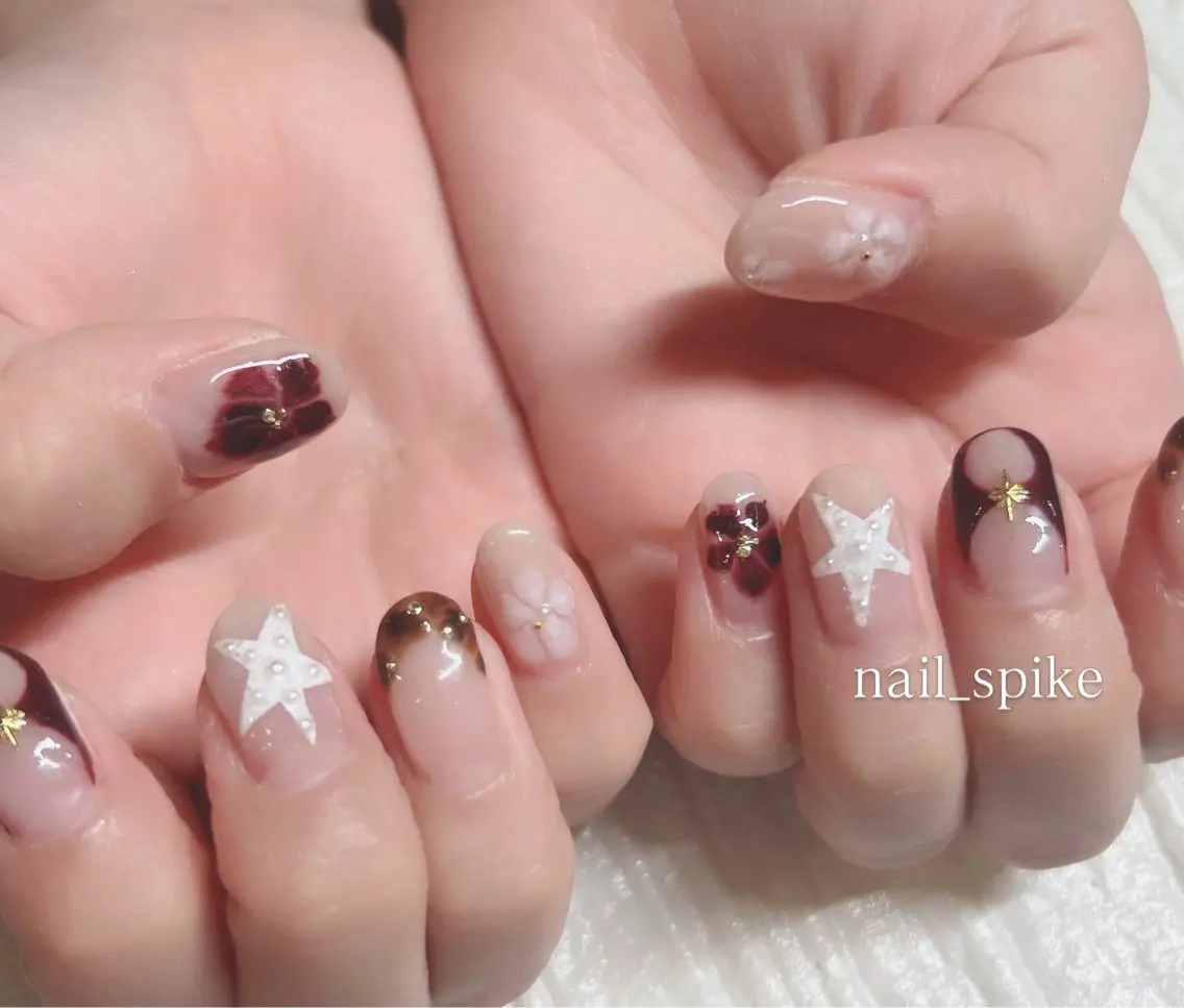 ネイル ハンドネイル nail spikeのネイルデザイン