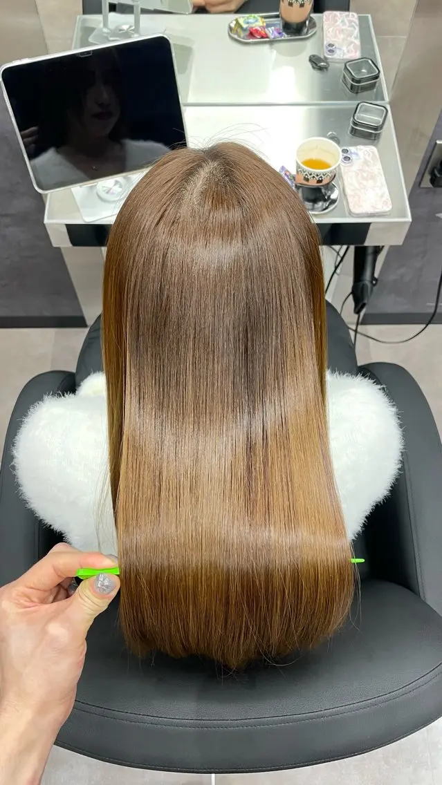 ロング カット ヘアカラー トリートメント CYNTHIADUE 店長｜ IRISUのヘアスタイル