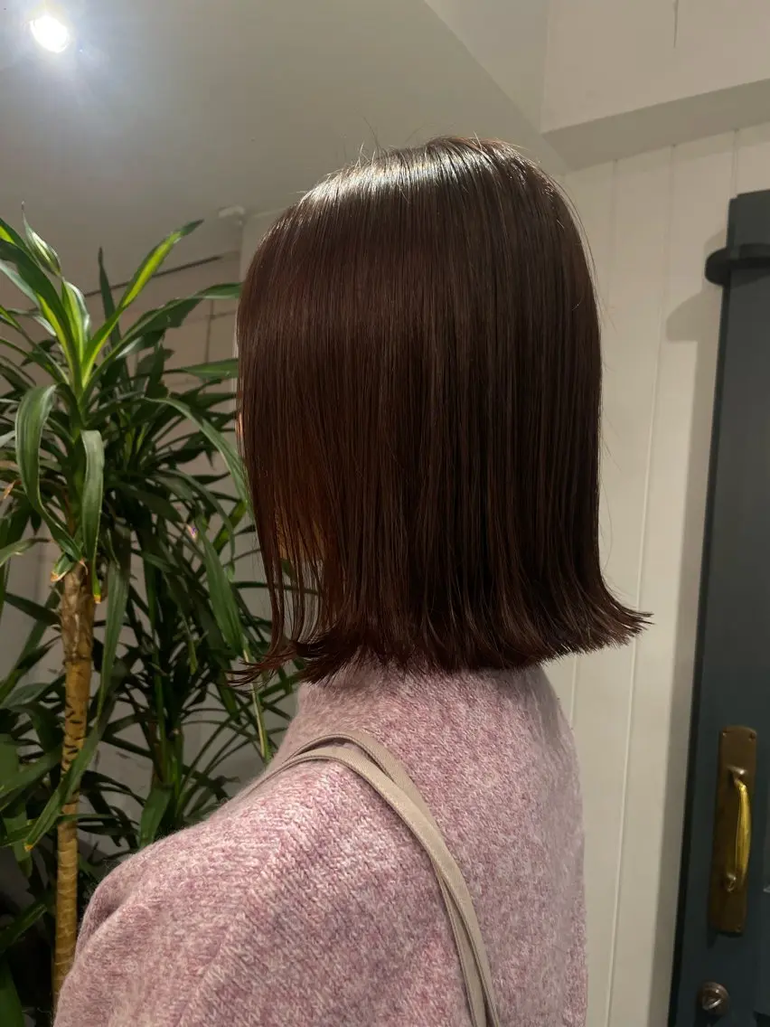 ミディアム カラー HARUHI 銀座 美容師౨ৎ⋆˚のヘアスタイル