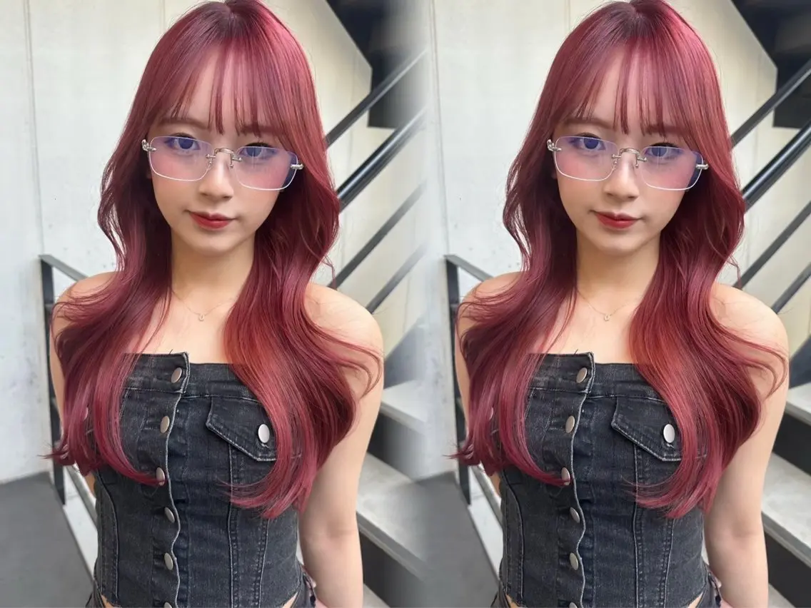 セミロング ヘアカラー 縮毛矯正/髪質改善 🌟本郷壮一郎のヘアスタイル