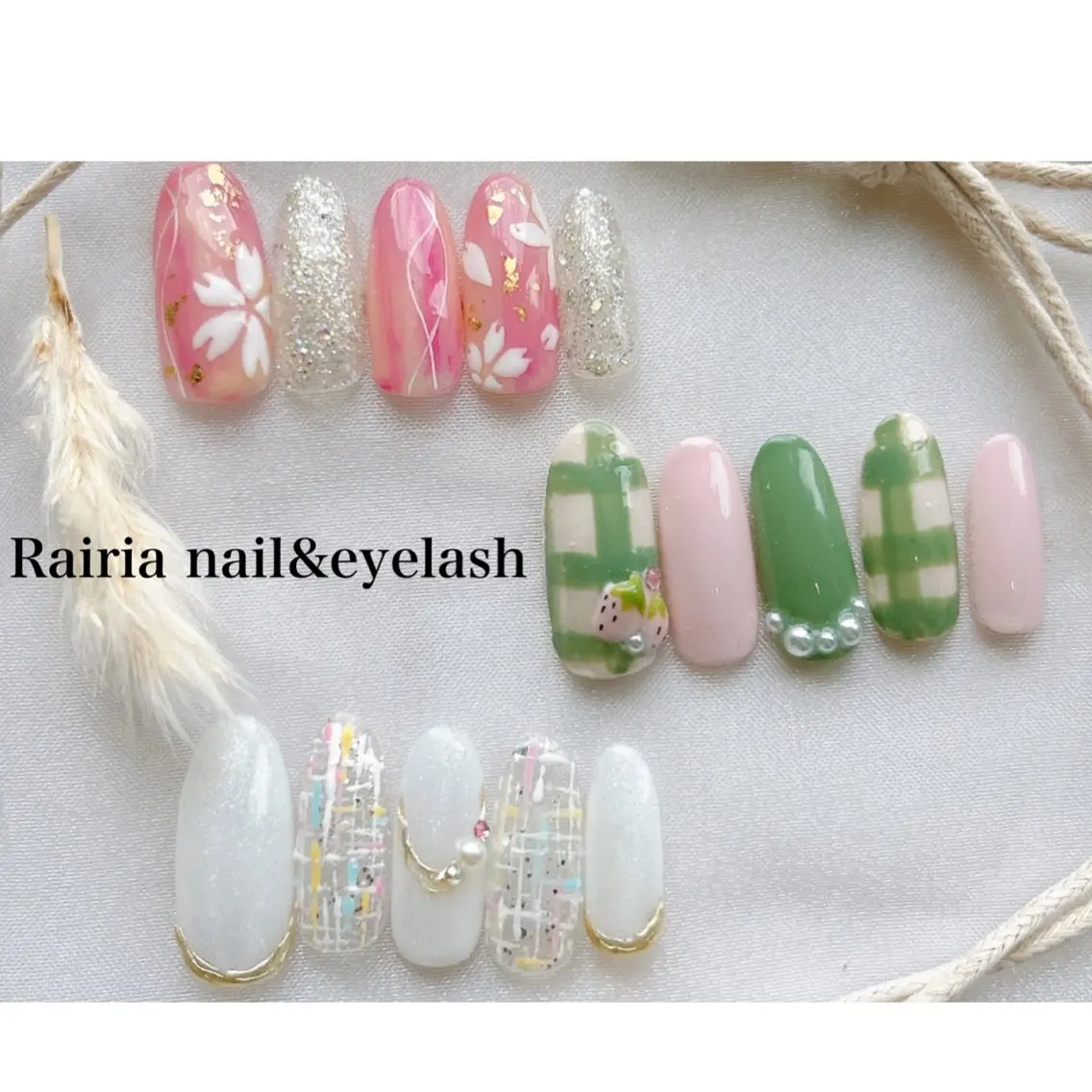 ネイル 持ち込み ハンドネイル Rairianail 小岩店のネイルデザイン
