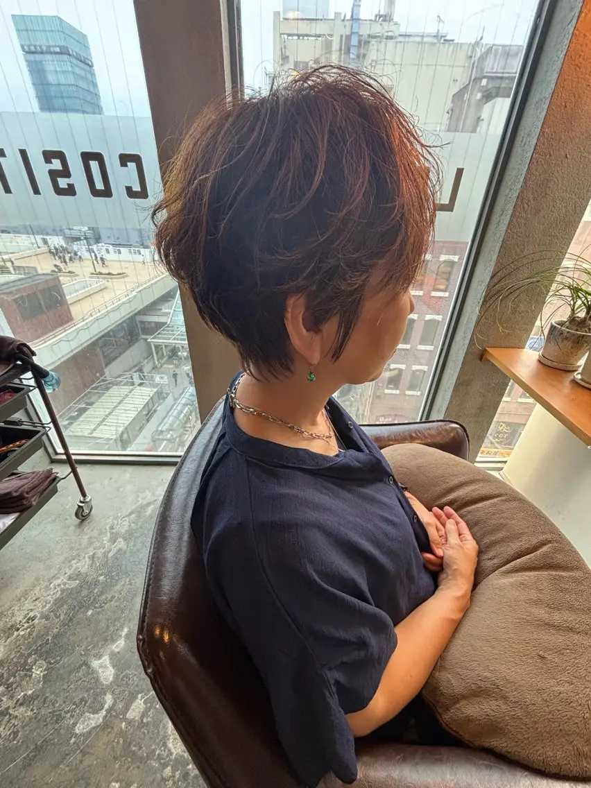 ショート カット 店長 大方康暉のヘアスタイル