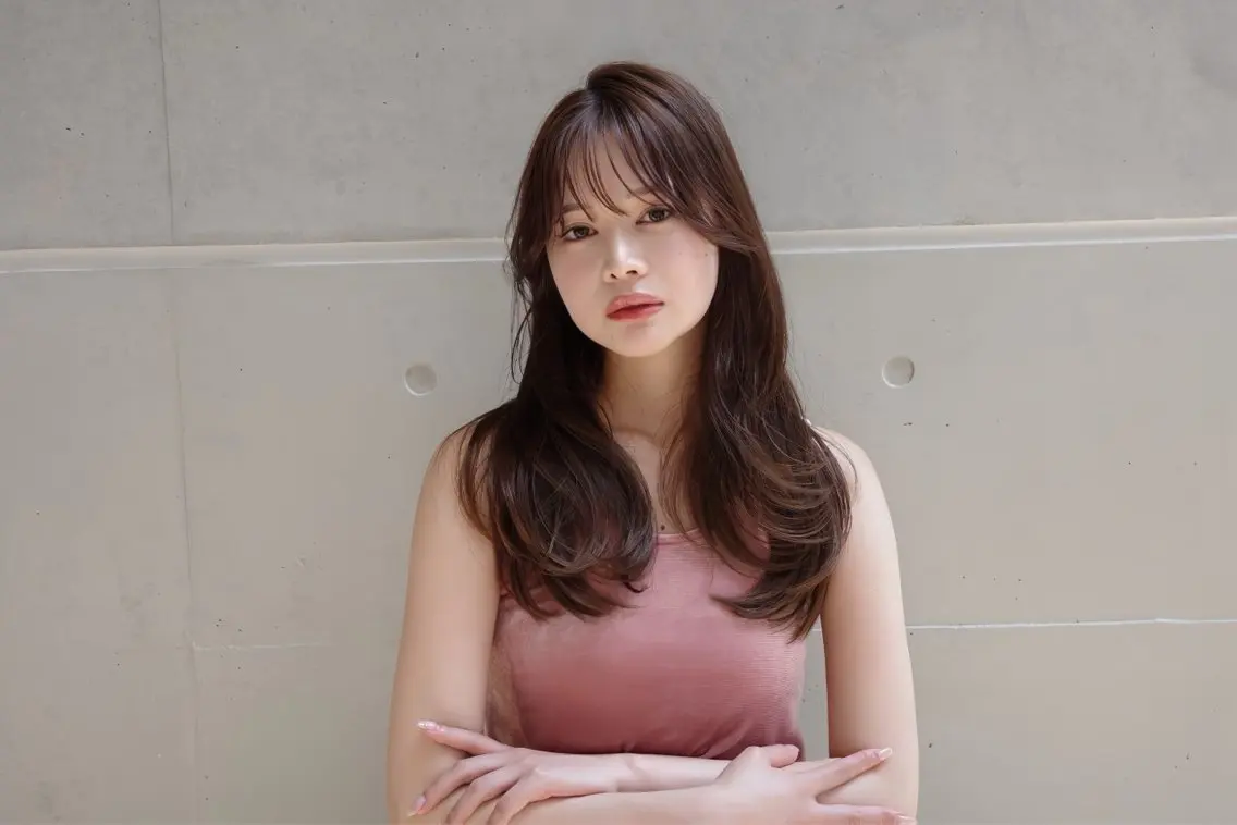 ロング 髪質改善 レイヤーカット 韓国ヘア/ 髪質改善特化谷名勇輝のヘアスタイル