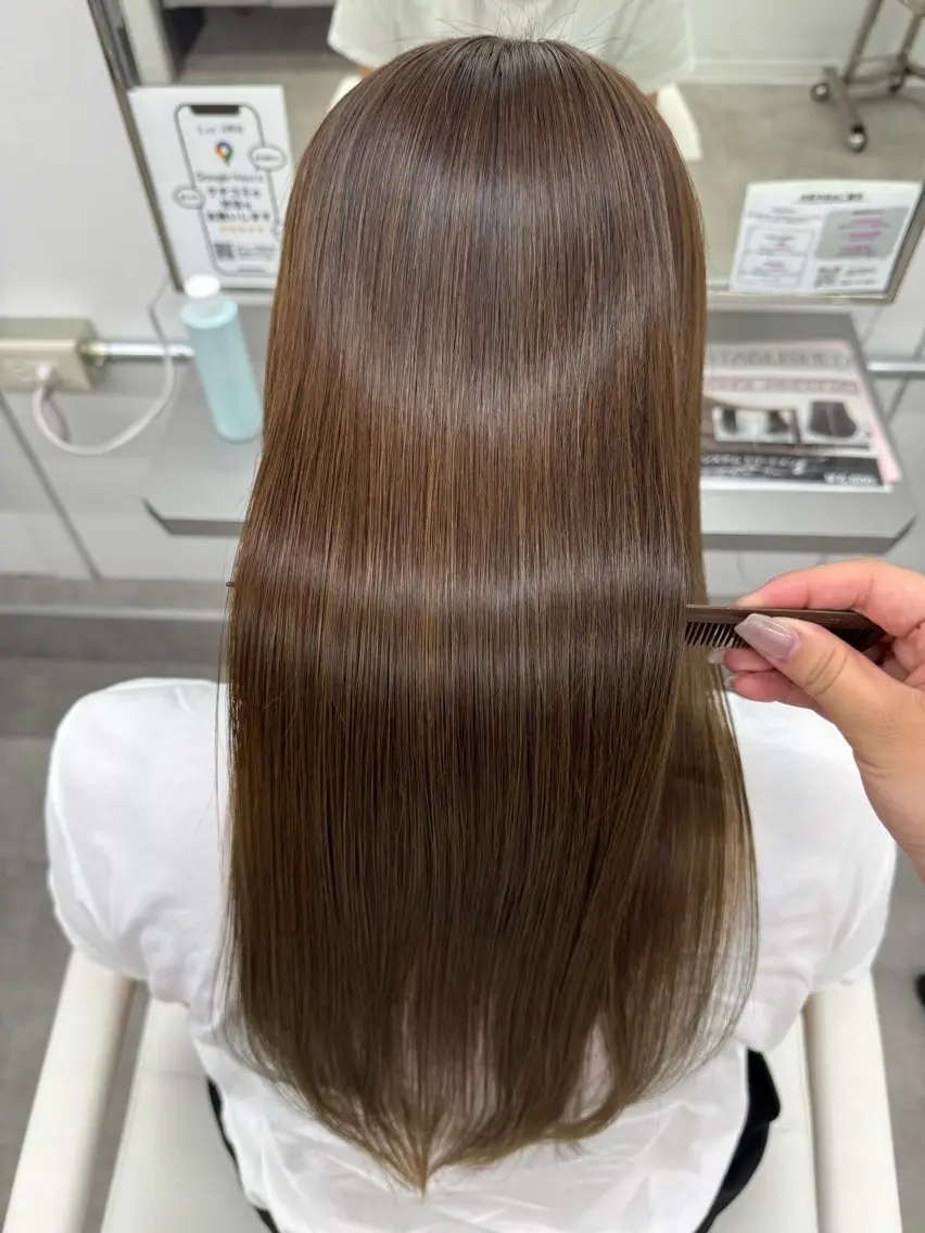ロング カラー ベージュカラー オリーブベージュ 🌟モデル募集 /さら🩷のヘアスタイル
