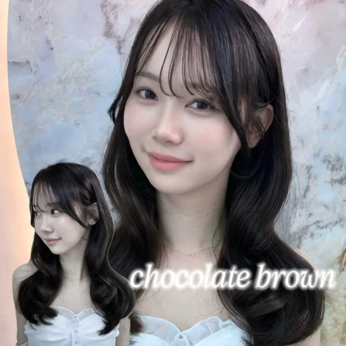 セミロング カラー 🍓みのり🍓/大宮 /艶カラー💖のヘアスタイル