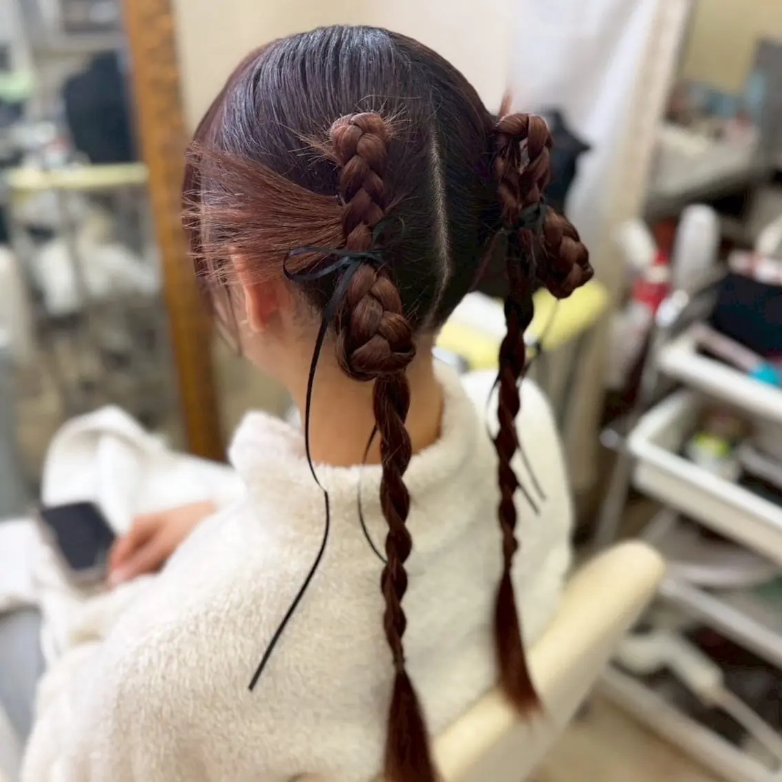 ロング ヘアセット hanaCoco ハナココのヘアスタイル