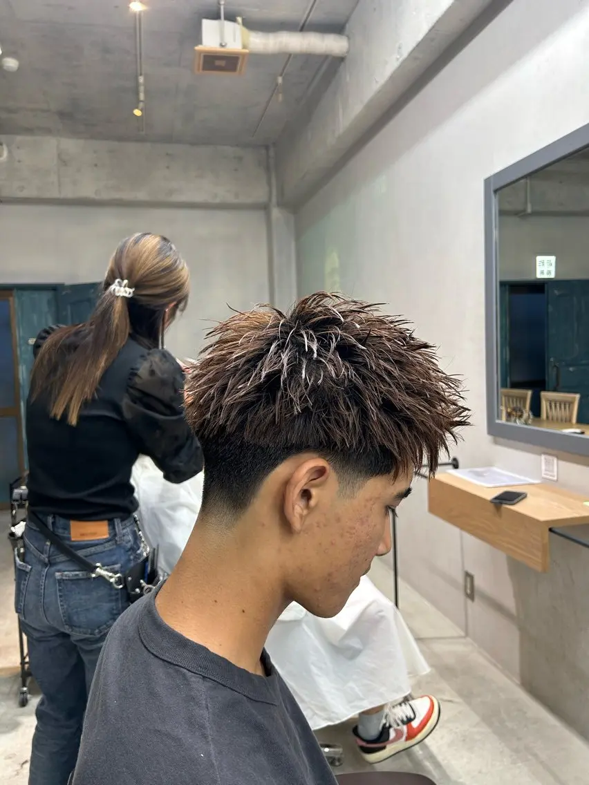ショート メンズ カット ヘアセット HANGOUT/だん 短髪指名No.1のヘアスタイル