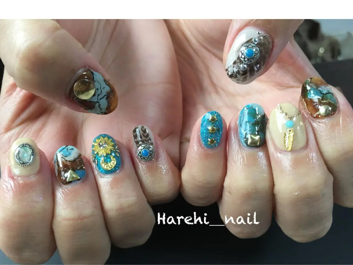ネイル ハンドネイル Harehi_ nailのネイルデザイン