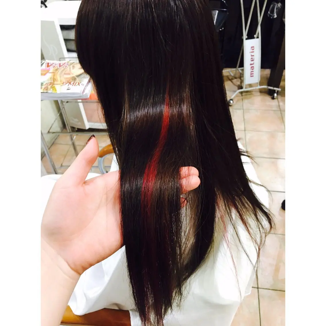 ロング ロング レイヤーカット 川田くるみのヘアスタイル