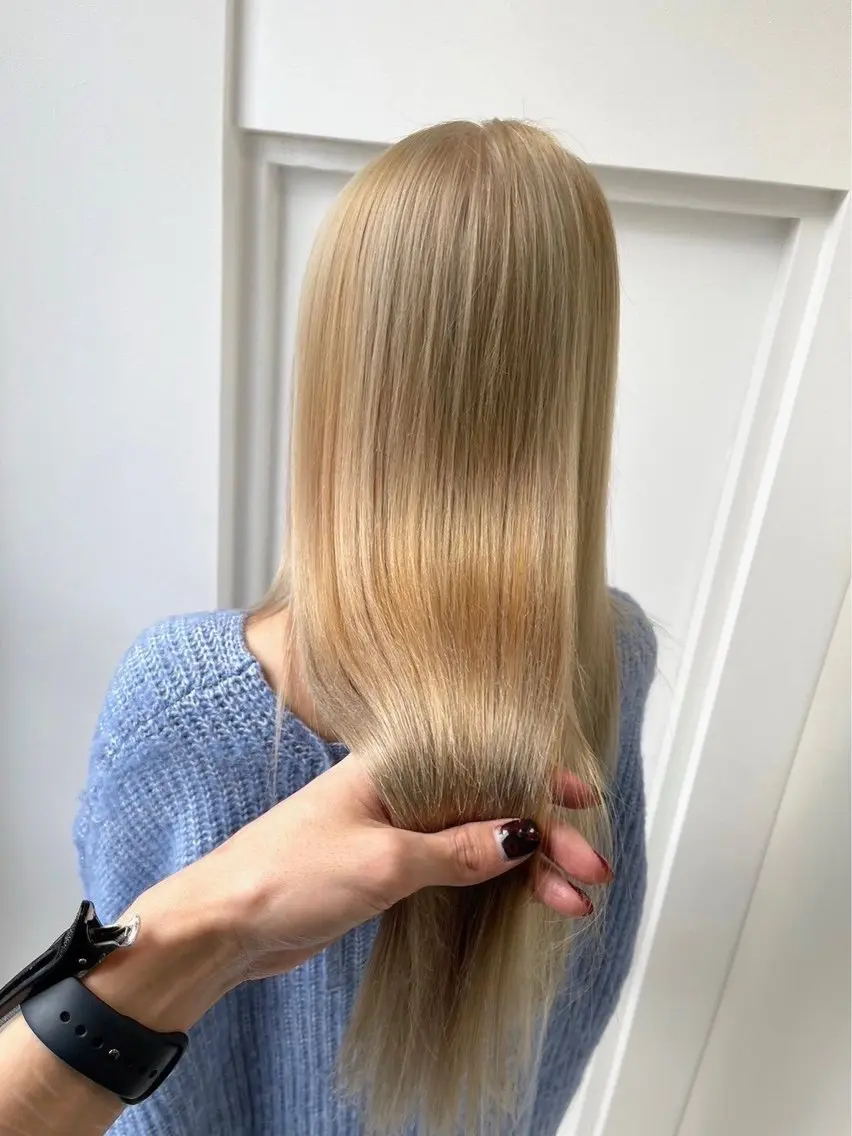 ロング カラー ヘアアレンジ 🦋艶出しワンカラー 🦋MASAKIのヘアスタイル