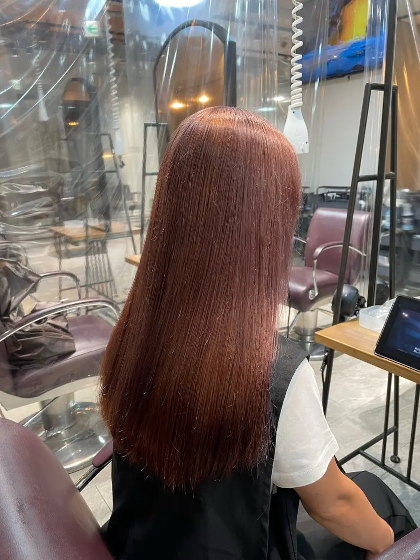 ロング パーマカラー支持⭕️ 春山凜乃介のヘアスタイル