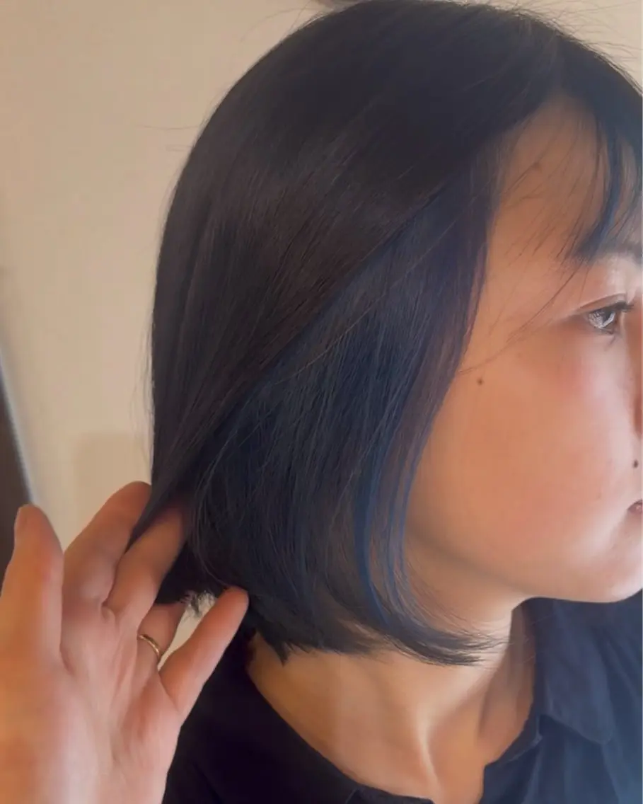 🌷カットモデル＋インナーカラー【インナー/イヤリング/アンブレラ】＋ケラチンコラーゲントリートメントの写真