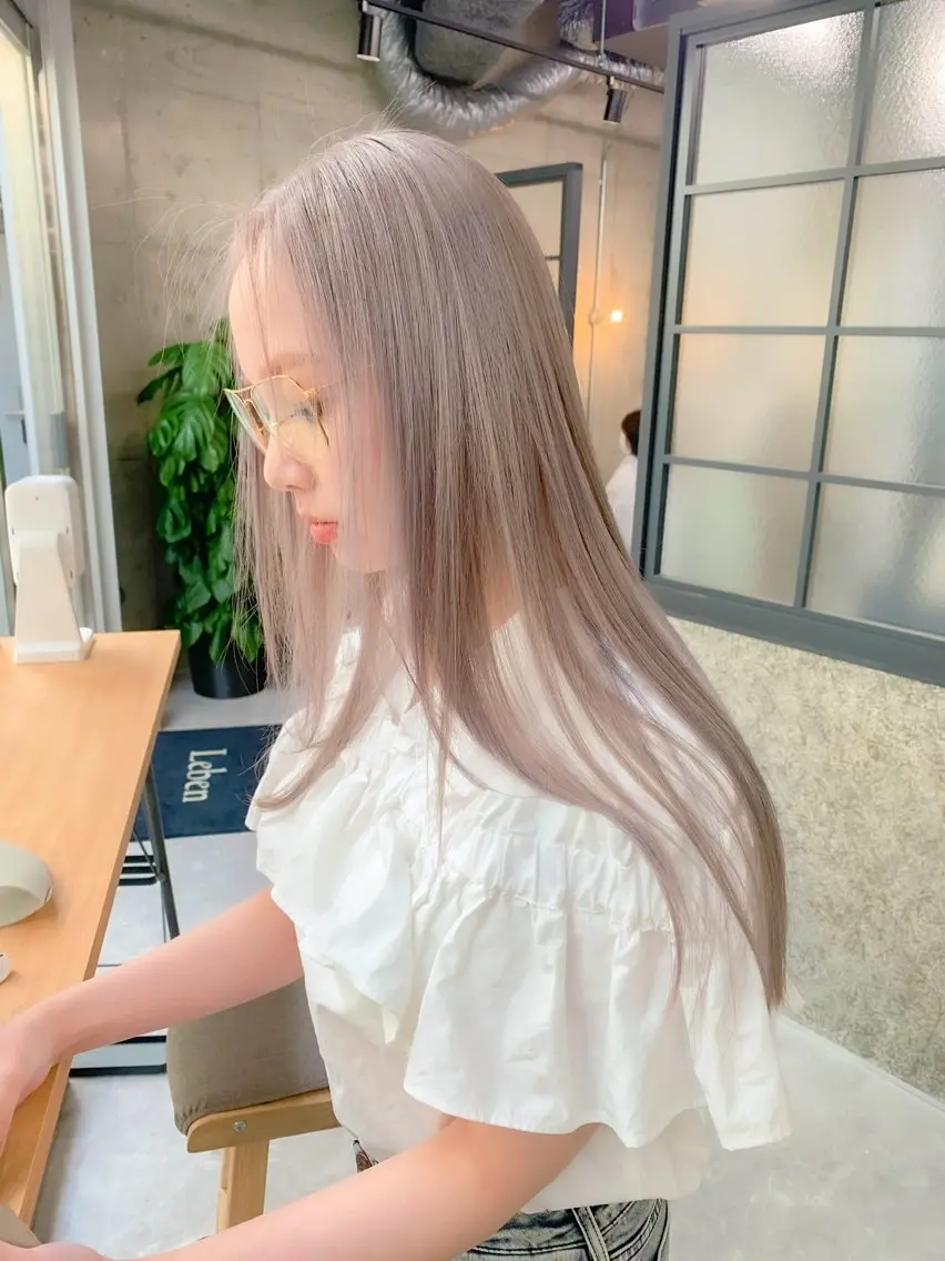 ロング ハイトーン🫧艶髪 MAIKAのヘアスタイル