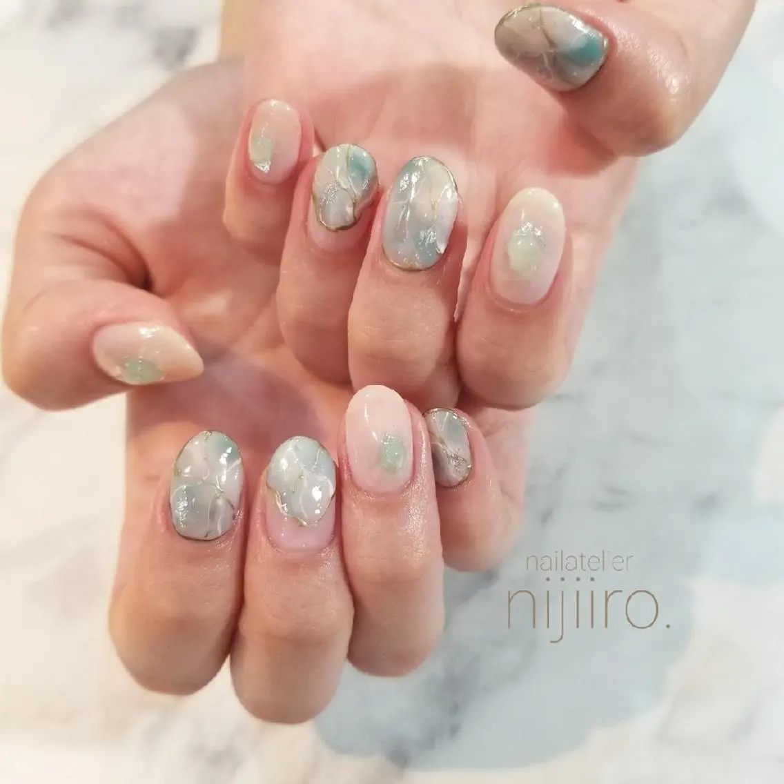 ネイル ハンドネイル nijiiro🌈 サトウのネイルデザイン