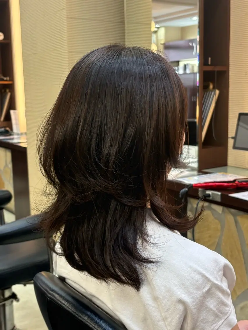 ロング 細田 舞乃のヘアスタイル