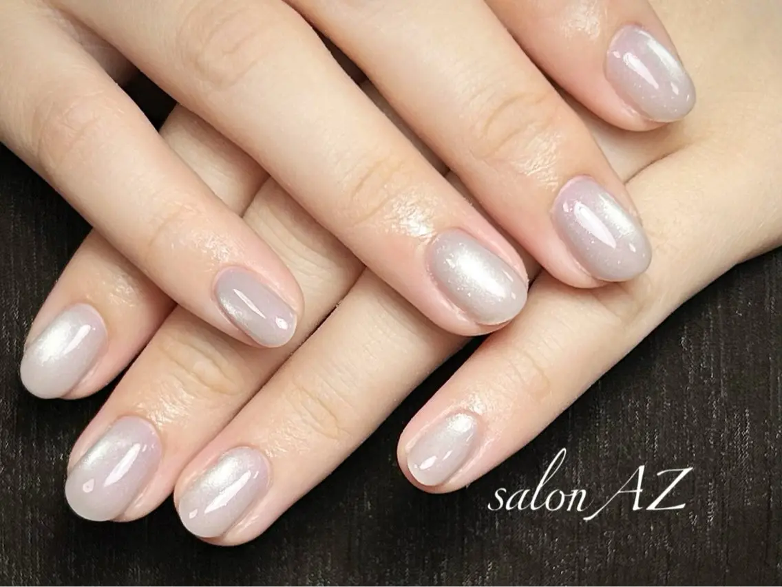 ネイル アートネイル フットネイル フレンチネイル マグネットネイル 持ち込み ハンドネイル salonAZ Miaのネイルデザイン