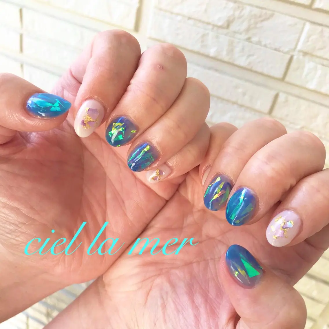 ネイル ハンドネイル フットネイル ciel la merのネイルデザイン