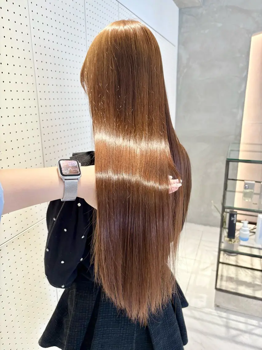 ロング ヘアカラー トリートメント 🎀ヘアセット透明感 /REINA🎀のヘアスタイル