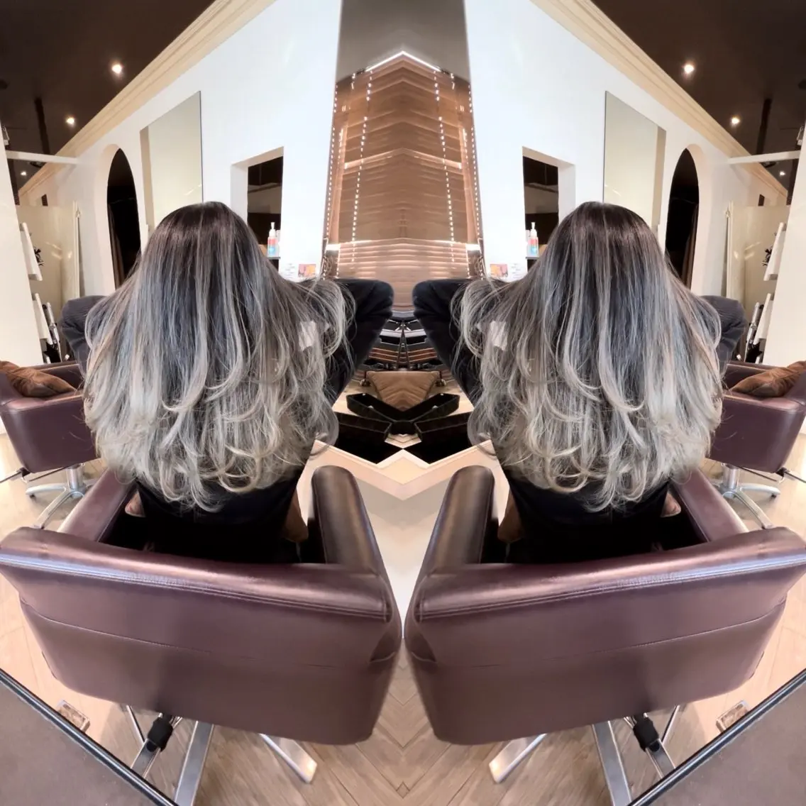ロング カラー カット hair &eye LAWE.店長のヘアスタイル