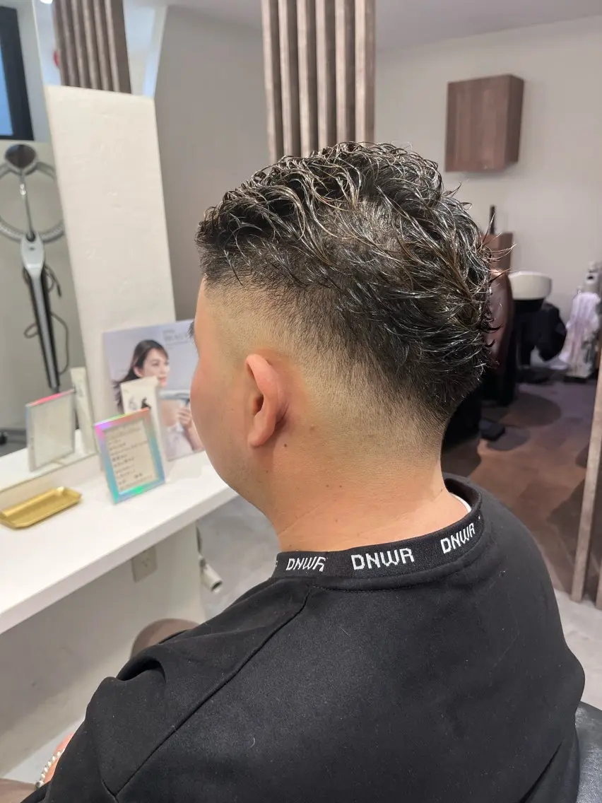 メンズ フェードカット 青木 稜のヘアスタイル