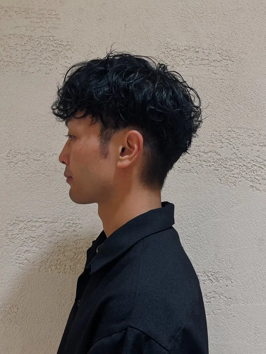 パーマ メンズ メンズパーマ 鎌田 流沙奈のヘアスタイル