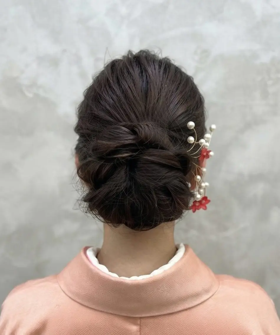 ヘアアレンジ 着物ヘア ヘアセット 【enil代表】 杉林和哉のヘアスタイル