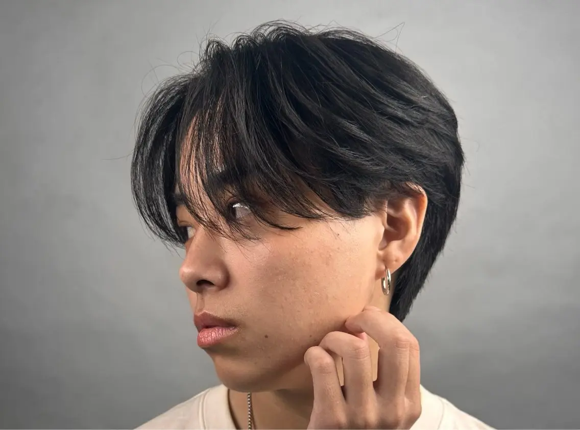 カット+ニュアンスパーマの写真