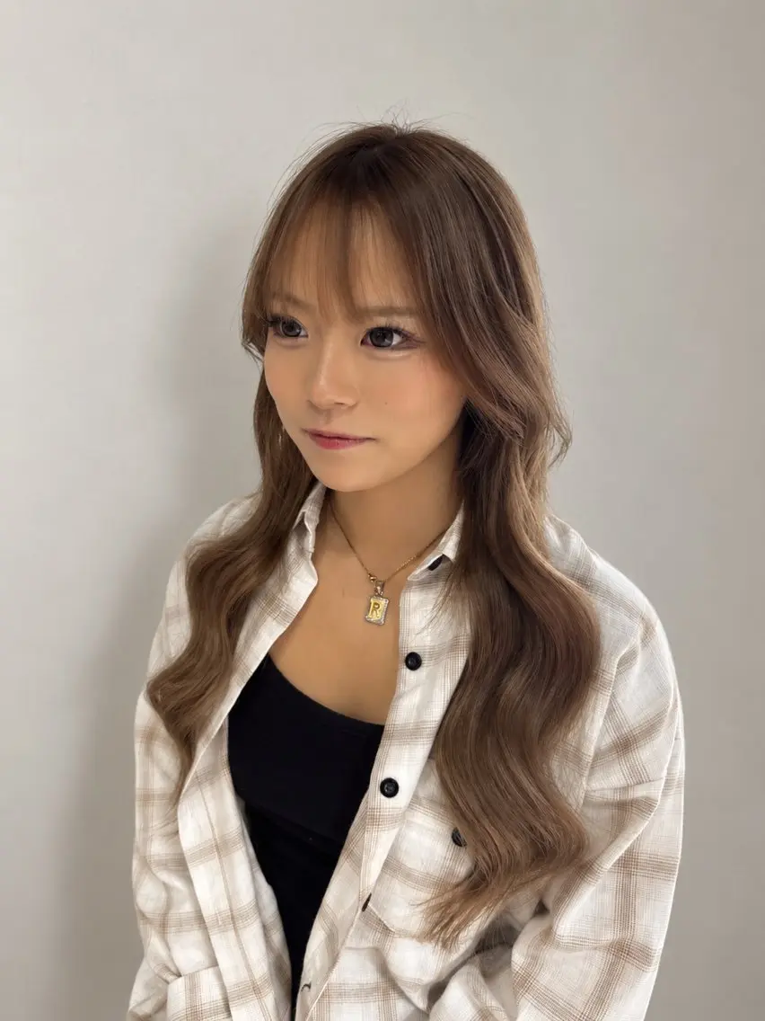 ロング カラー エクステ ヘアカラー エクステ RIEブリーチ& エクステ特化型のヘアスタイル