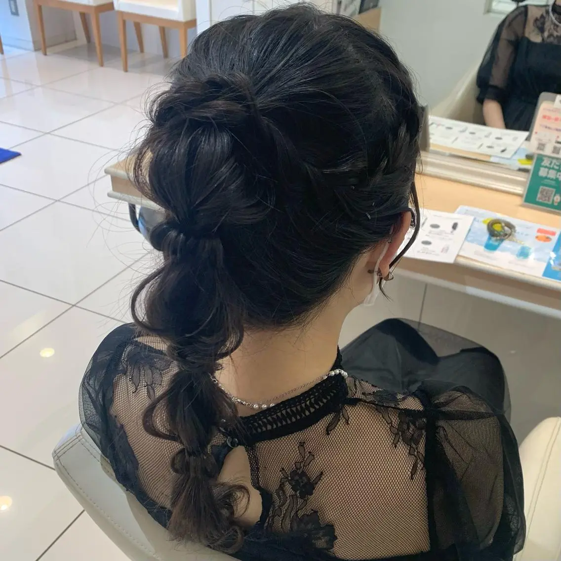 ロング ヘアアレンジ ヘアセット 宮永 璃沙のヘアスタイル