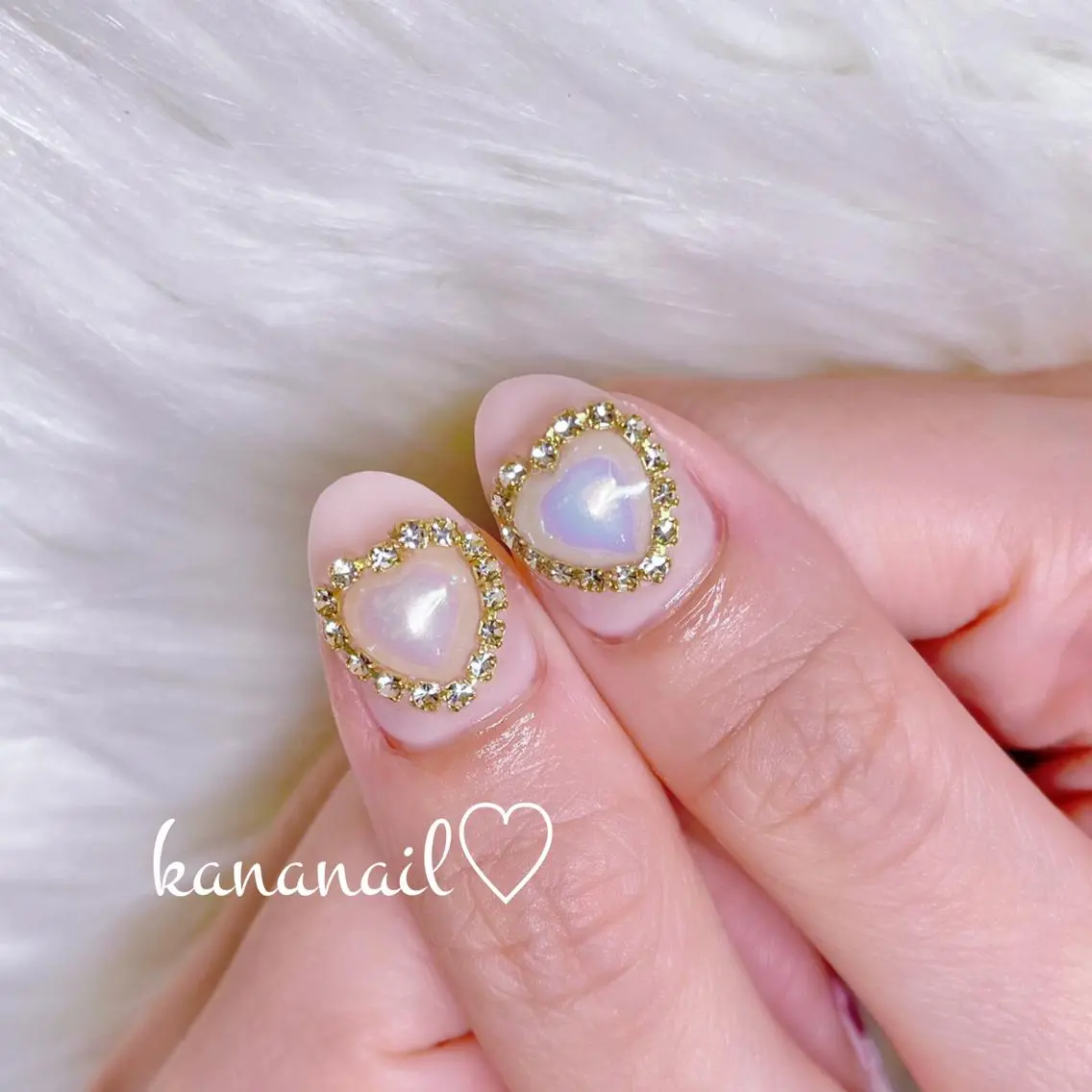 ネイル ハート kananail🎀 桜木町ネイルのネイルデザイン