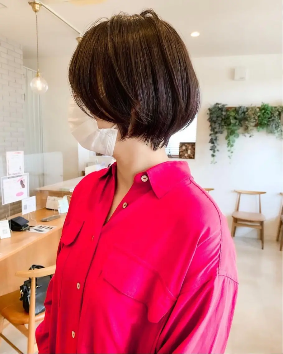 ショート ボブ 韓国風ヘア ショートヘア 木村 魁成のヘアスタイル