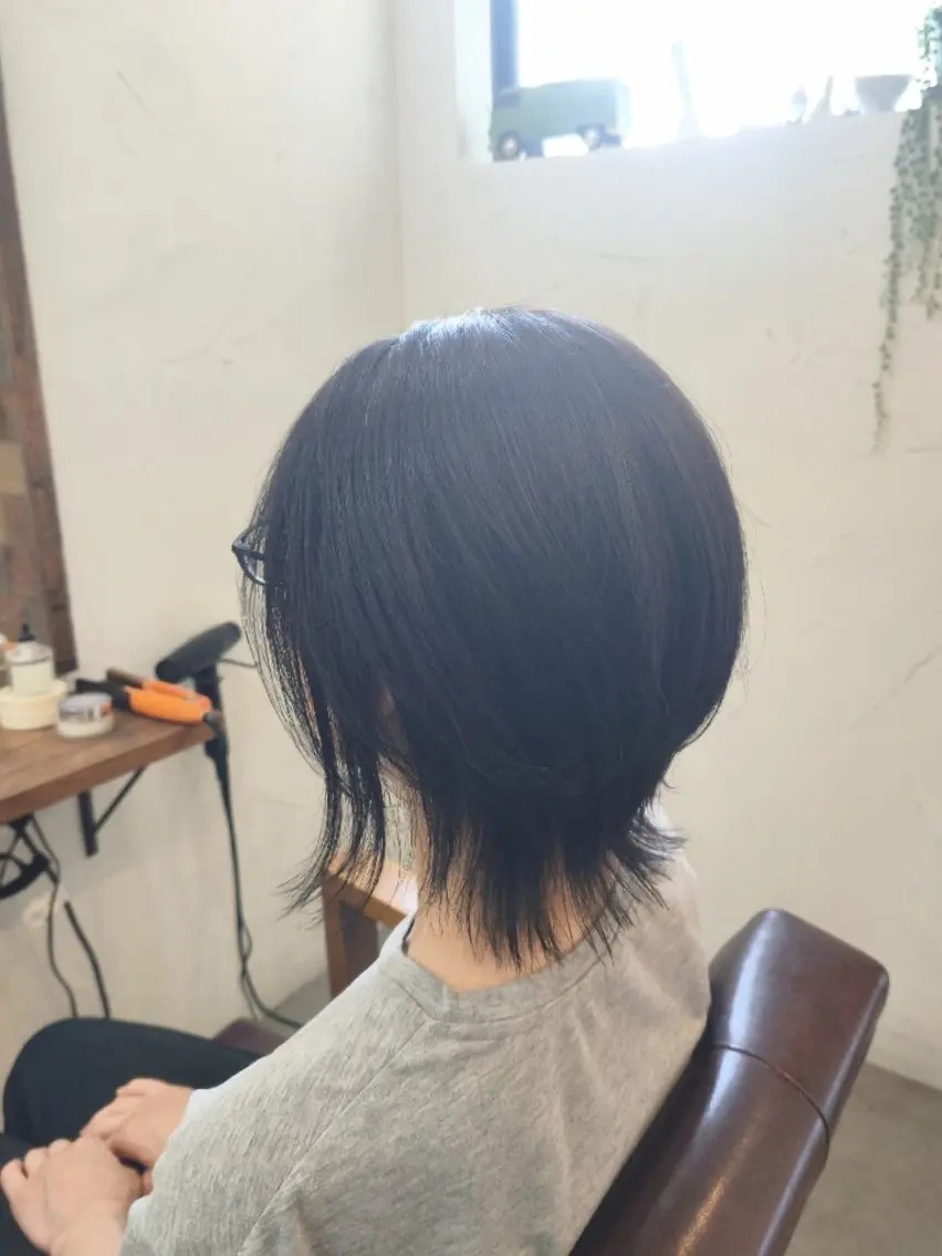 ミディアム LEASH 北原のヘアスタイル