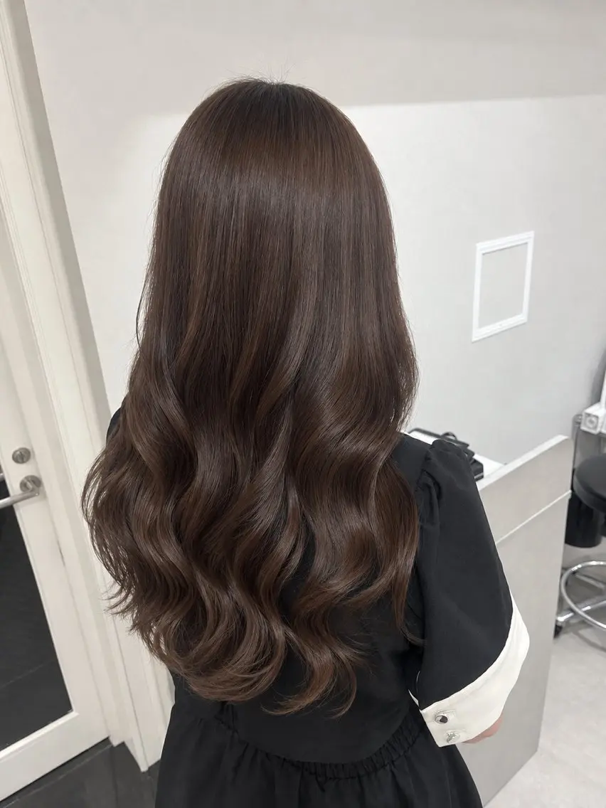 ロング カラー ヘアカラー トリートメント 🩵新宿ダブルカラー 🩵エクステのヘアスタイル