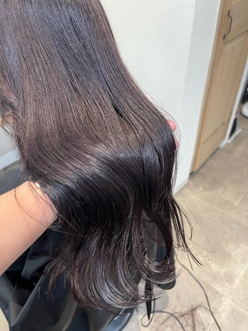 ロング カラー イルミナカラー ピンクカラー バイオレットカラー カット ヘアカラー トリートメント 悩みを解決💫似合せ RENのヘアスタイル