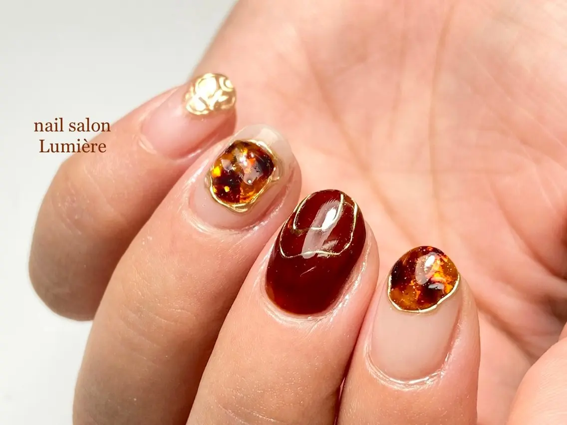 ネイル ハンドネイル nail salon Lumièreのネイルデザイン