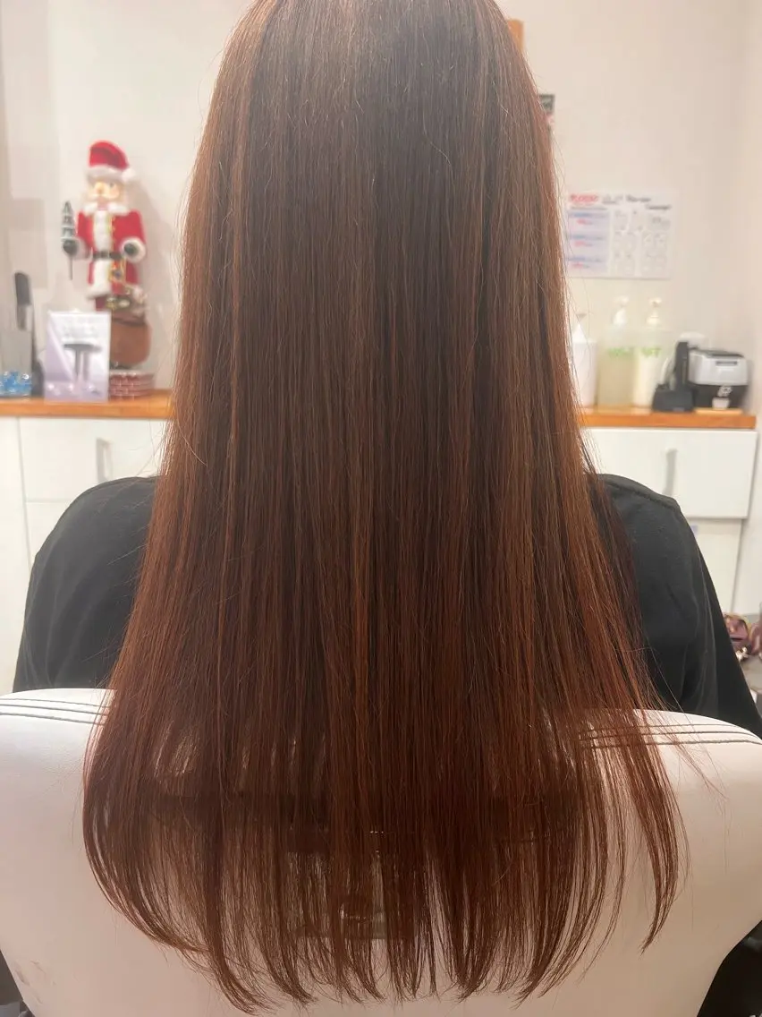 ロング パーマ 縮毛矯正 トリートメント アザマ　ヤスカツ _rosso 川口のヘアスタイル