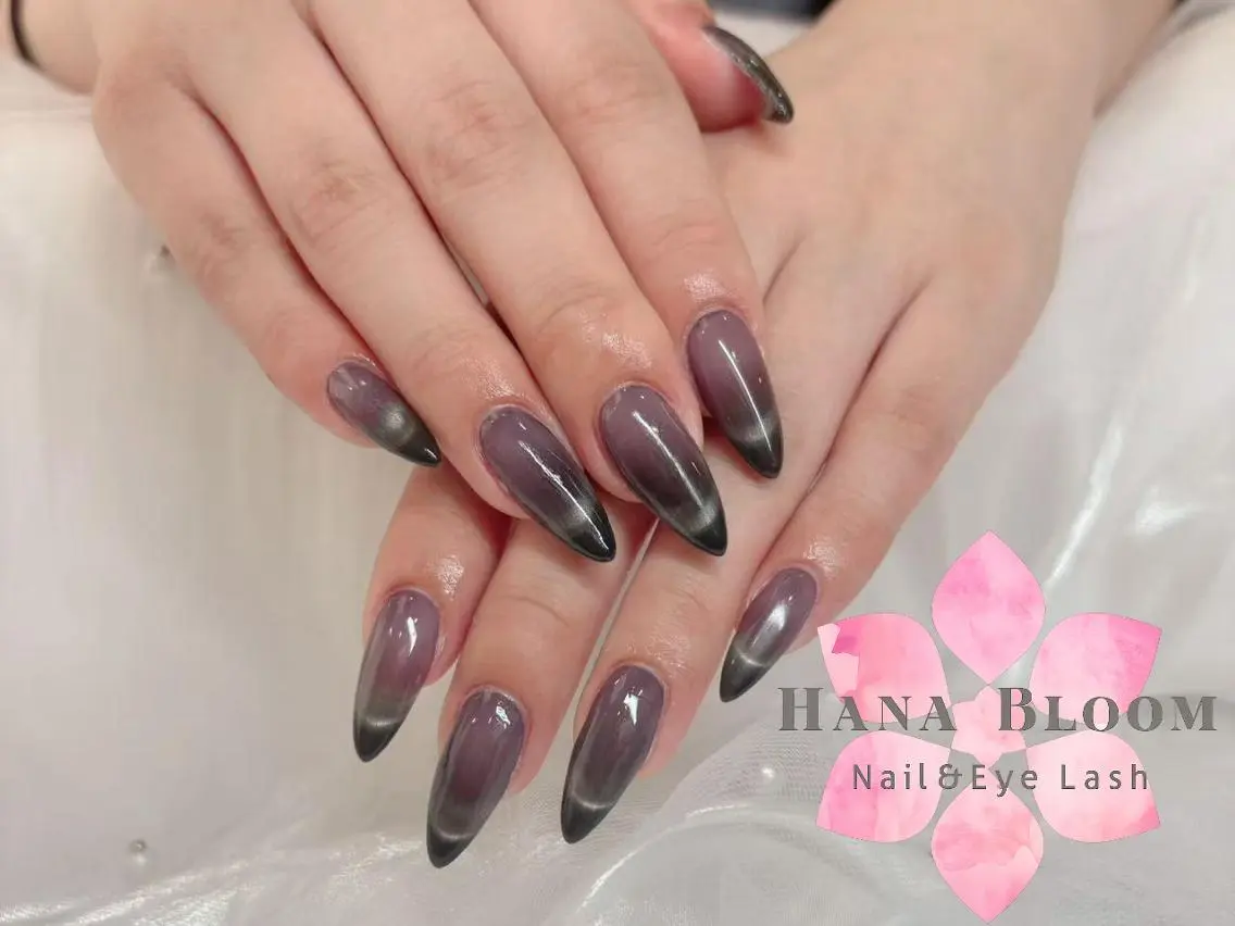 ネイル 長さ出し ジェルネイル 韓国ネイル 持ち込み パラジェル ハンドネイル ハンドケア Hana Bloom Nail💜Akiのネイルデザイン