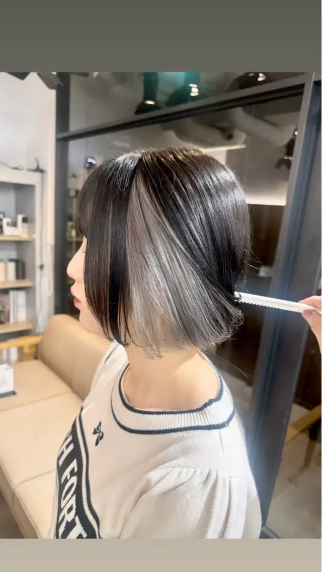 ミディアム カット ヘアカラー トリートメント ✨本日空きあります✨ 遠田コウヘイ🌟のヘアスタイル
