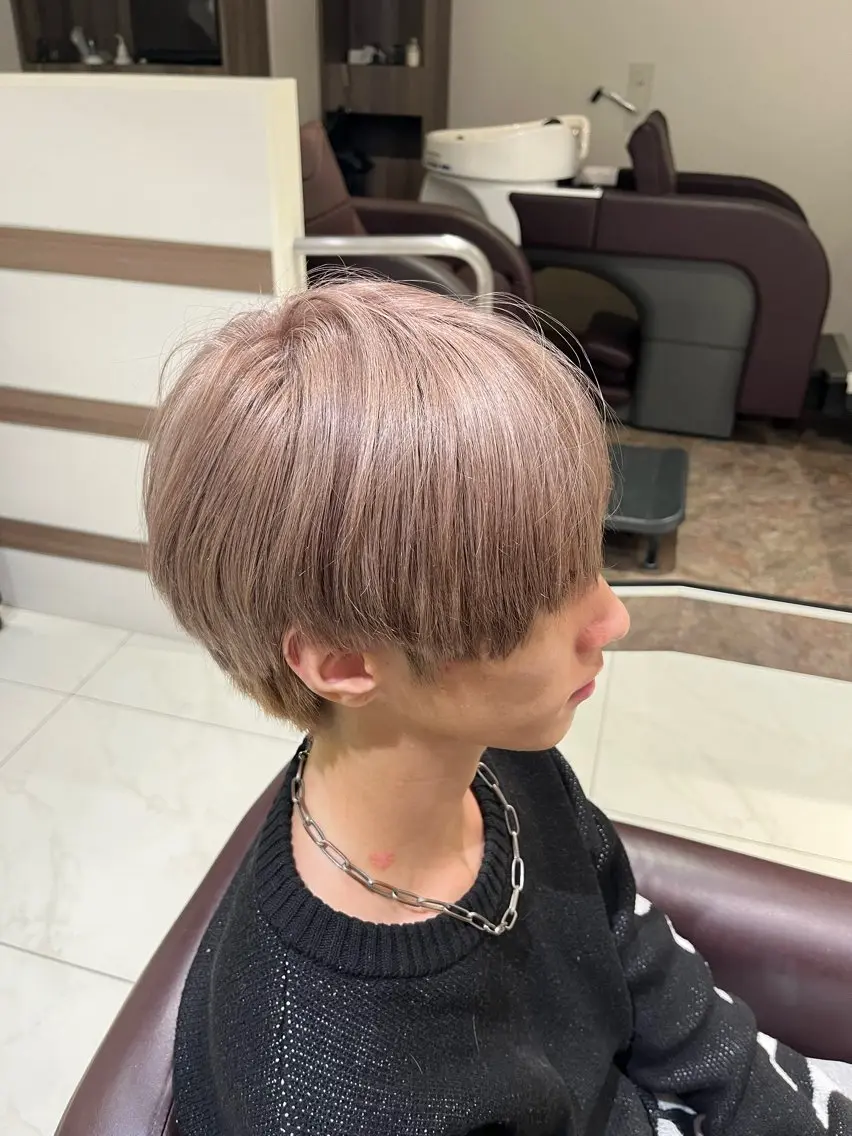 カラー メンズ カット ヘアカラー 佐々木 拓海のヘアスタイル