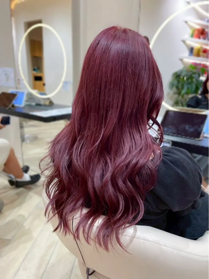 カラー ヘアカラー 🎀 暖色/ツヤ髪 🍓/ Konoeのヘアスタイル