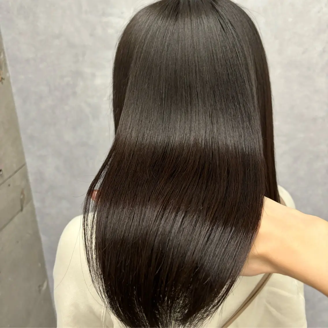 セミロング カラー ヘアカラー トリートメント NUMBER_ ユイナのヘアスタイル