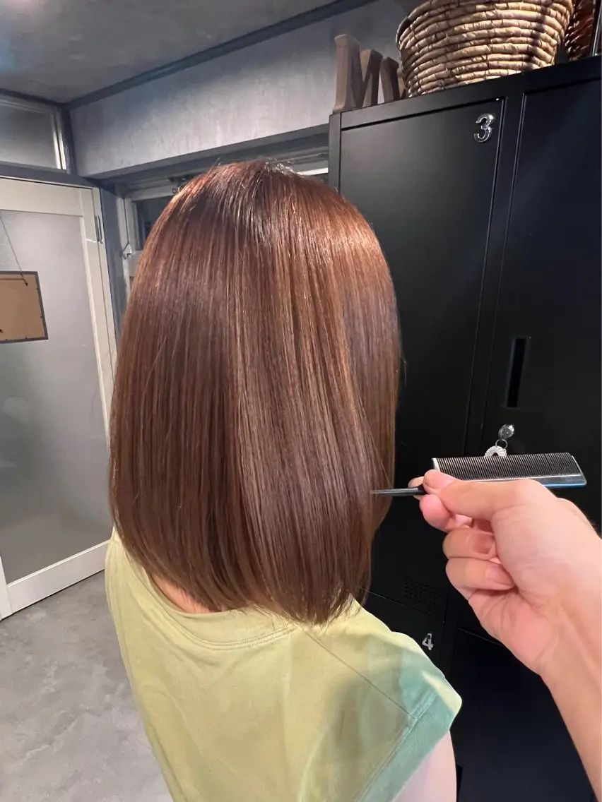カラー カット 縮毛矯正 トリートメント 🫧trym 🫧鎌田凌太のヘアスタイル