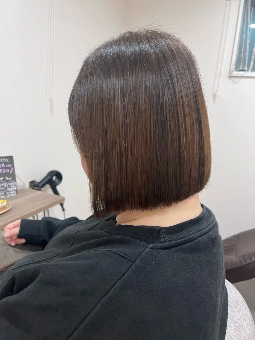 ショート ボブ 青木 ありさのヘアスタイル