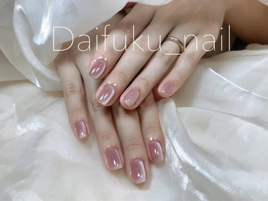 ショート ハンドネイル Daifuku nailsのネイルデザイン