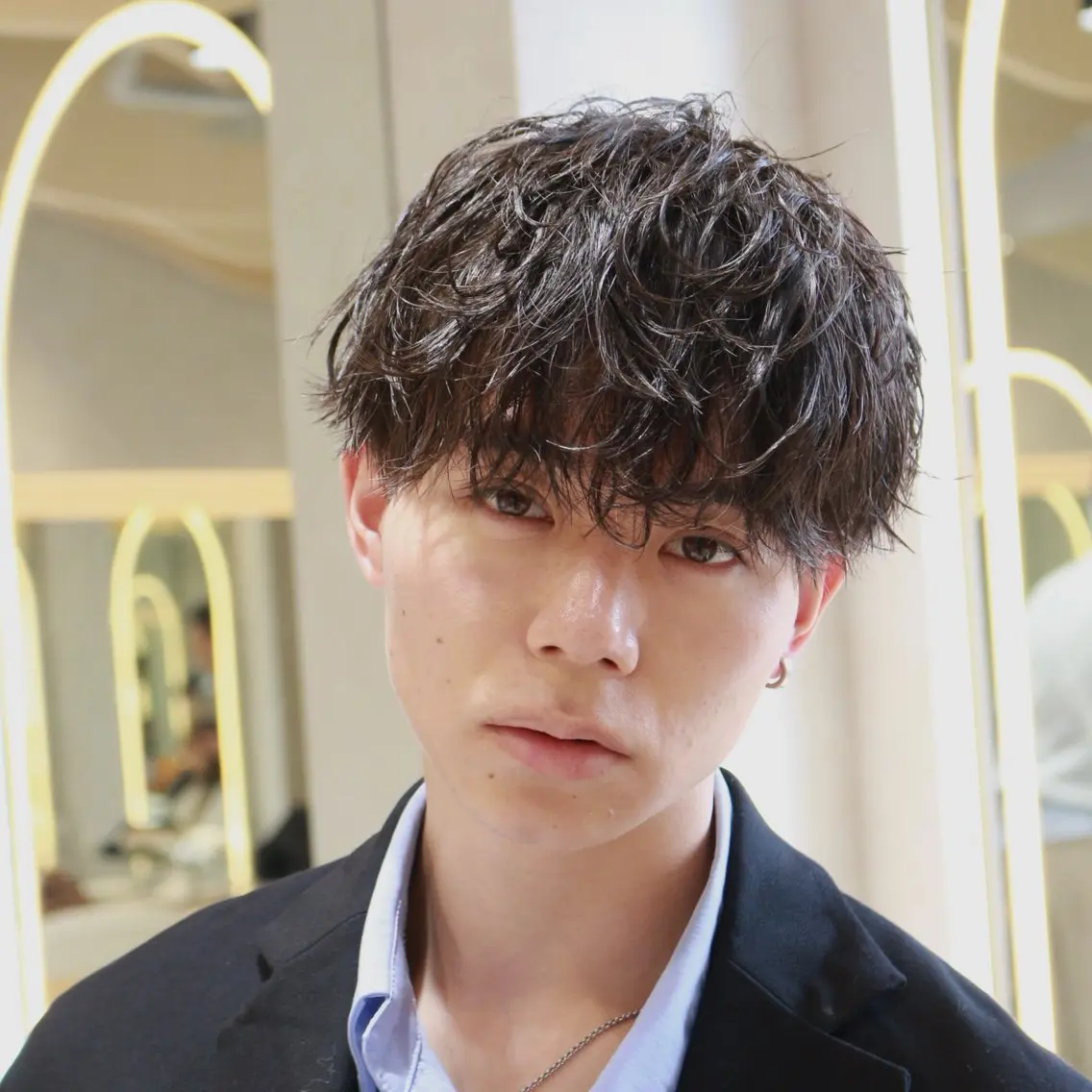 朝を時短!骨格補正メンズカット+ケアパーマ+トリートメント✨の写真