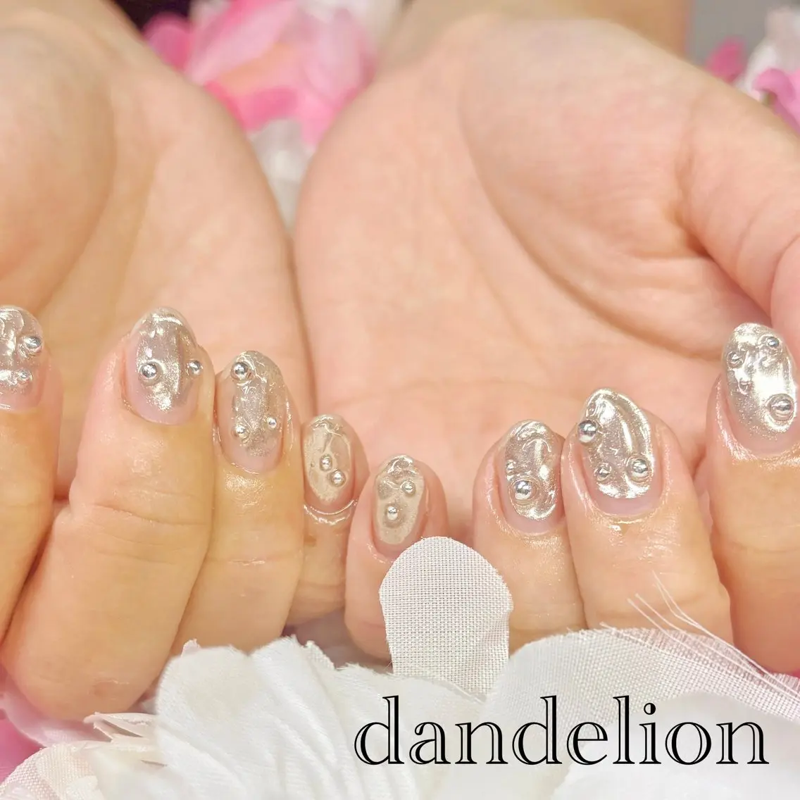ネイル ハンドネイル ハンドケア dandelion ダンデライオンのネイルデザイン