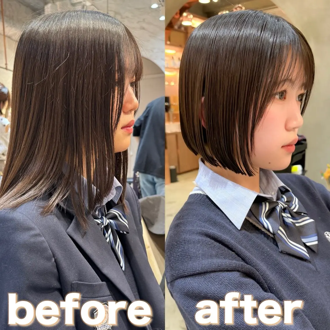 ショート カット ヘアカラー トリートメント 🌹ボブ/髪質改善 韓国ヘア🌹澤口龍成のヘアスタイル